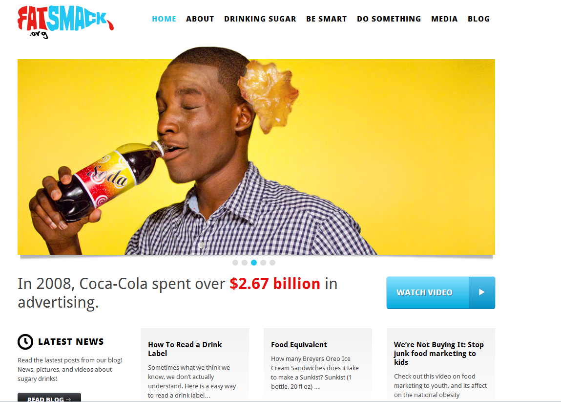 Five Hundred Pound Peep: Fat Smack: Against Sugary Drinks