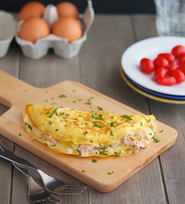 The Iron You Tuna Melt Omelets