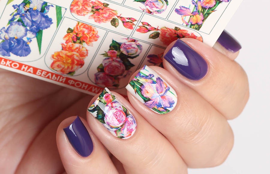маникюр сослайдерамт. нежный маникюр с наклейками. маникюр с наклейками цветы. со слайдером. со слайдером.