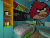 Bedroom Design - Kamar Anak Mr. Haris Surabaya
