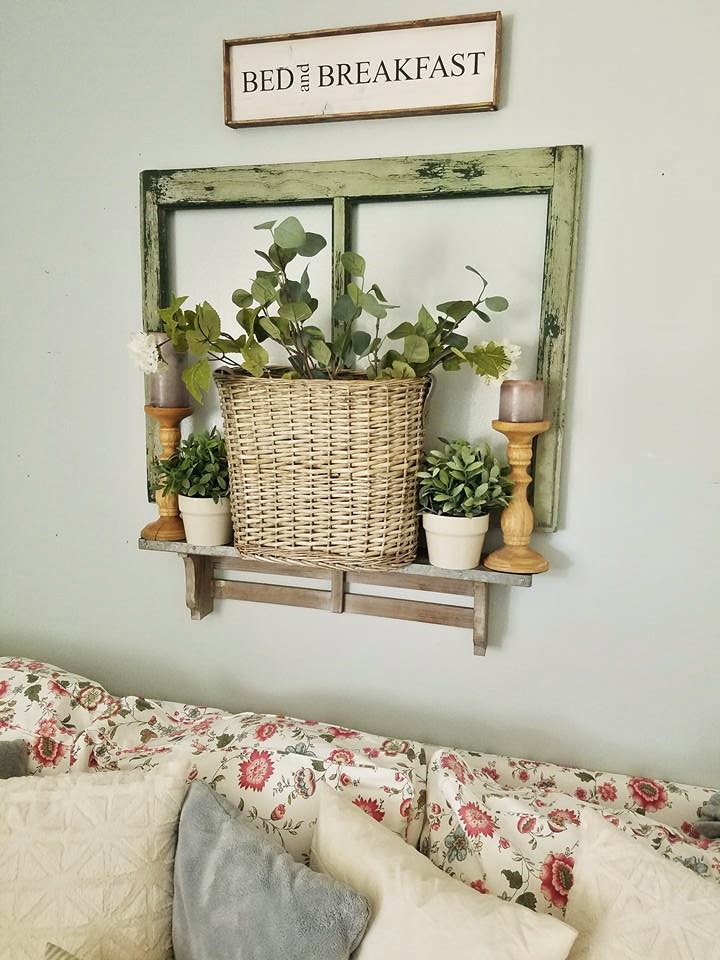 The Quaint Sanctuary { New Cottage Style HomeGoods Living Room Shelf }