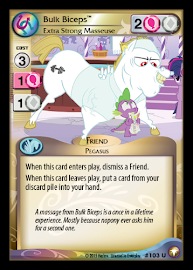 My Little Pony Bulk Biceps, Extra Strong Masseuse Equestrian Odysseys CCG Card