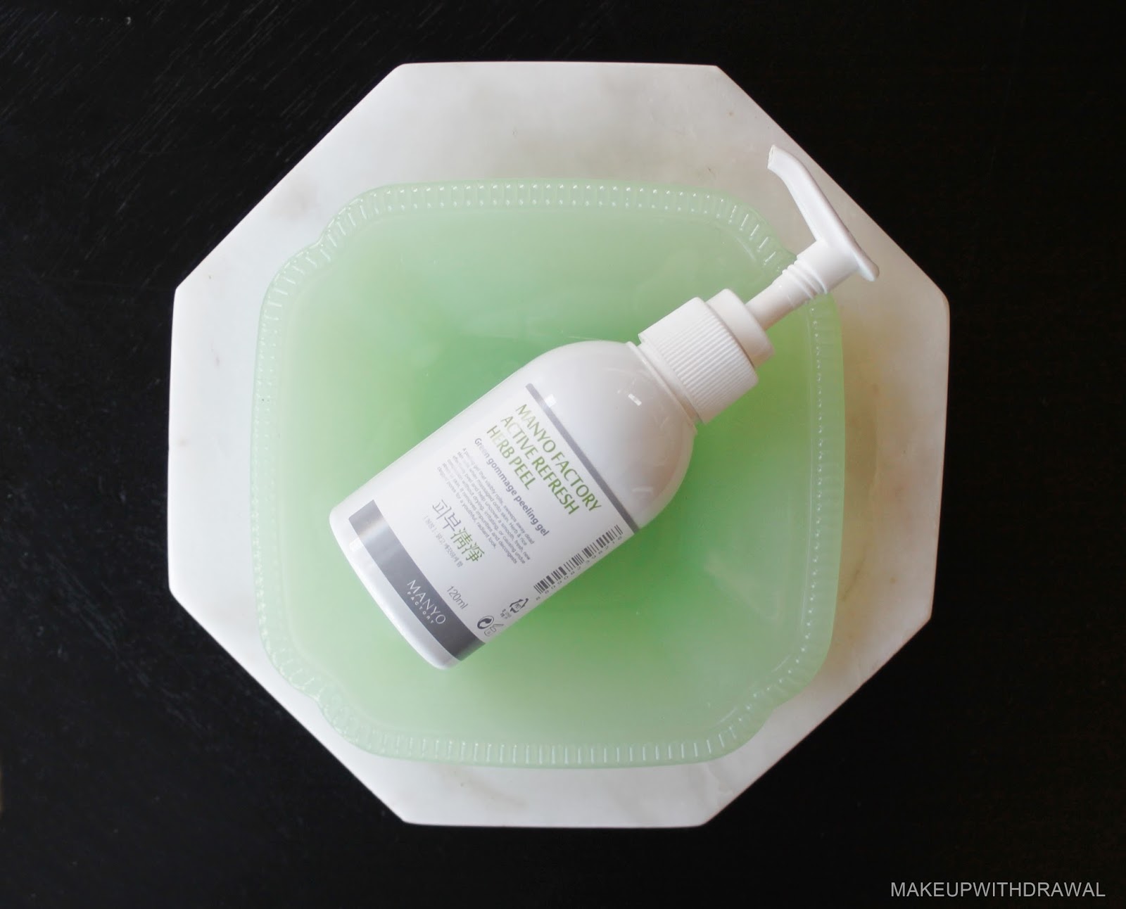 Review Manyo Factory Active Refresh Herb Peeling Gel Makeup Withdrawal