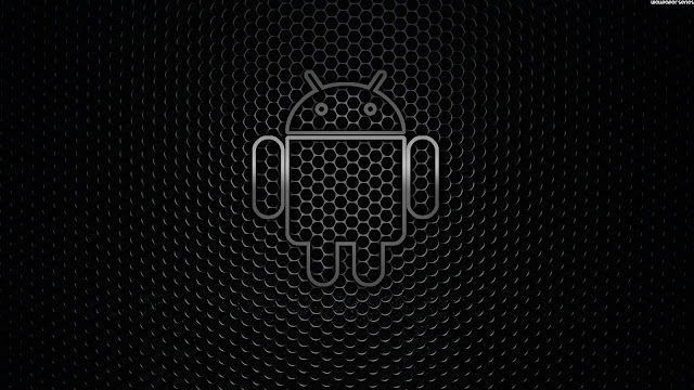 Logo Android Negro