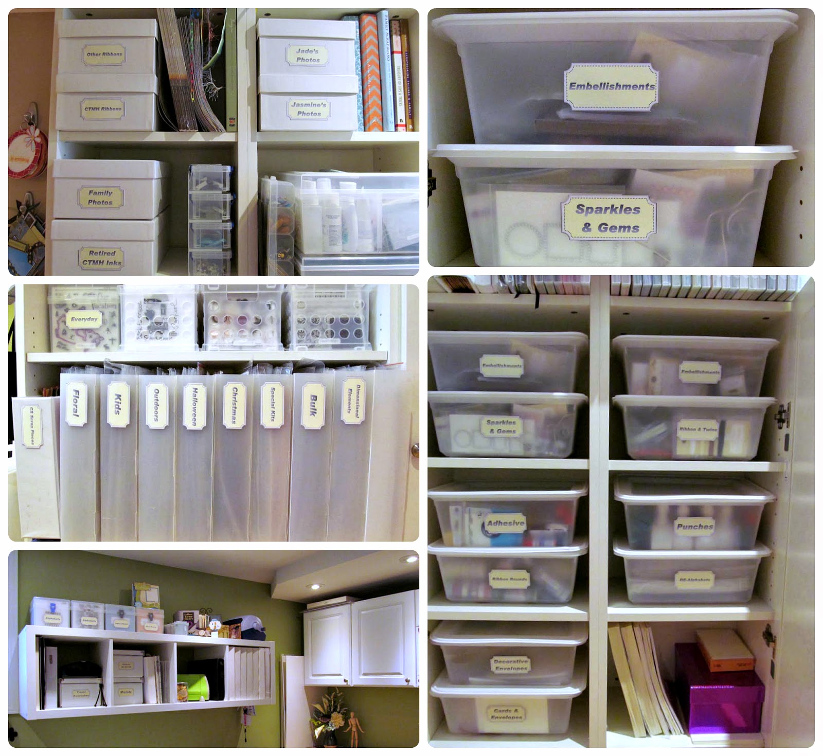 The Scrap Zone: How do you organize your craft room?