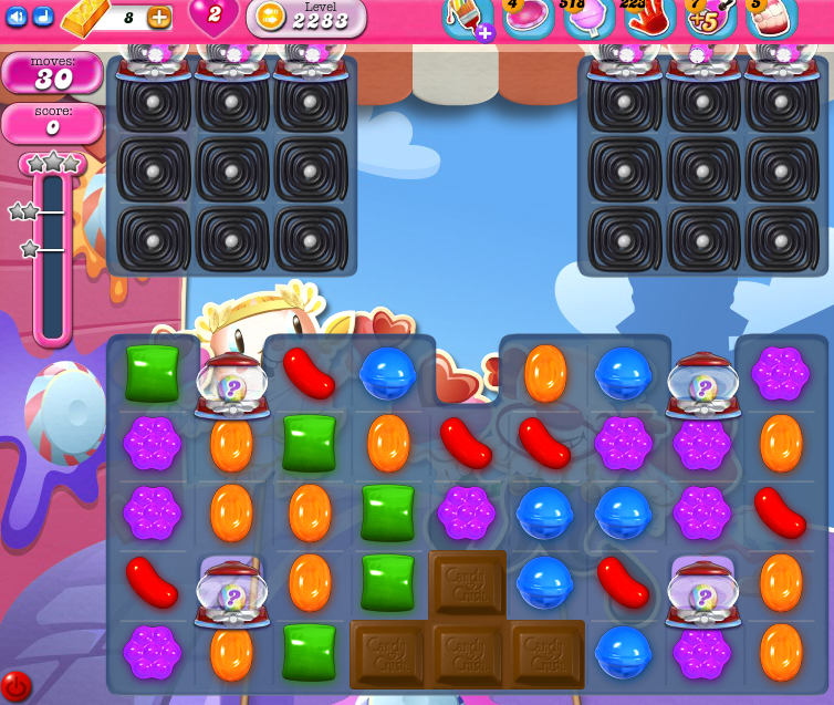 Candy Crush Saga level 2283 Candy Crush Saga level 2283