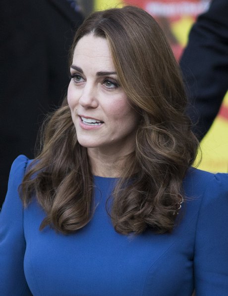 Kate Middleton wore Jenny Packham blue dress worn during the first day of the royal Canada, Gianvito Rossi pumps