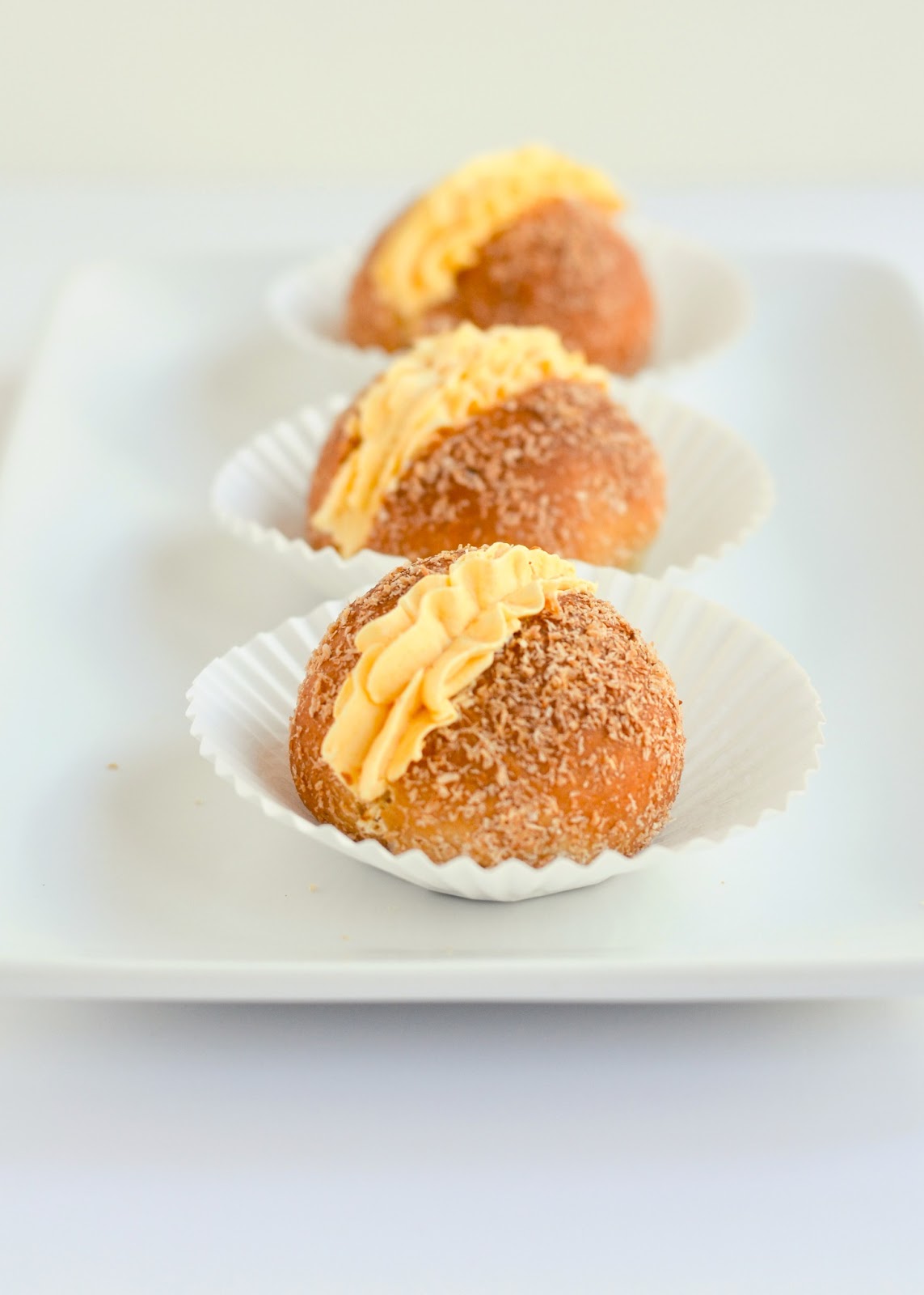 Mini Coconut cream buns evoking comfort for a weary family. | The ...