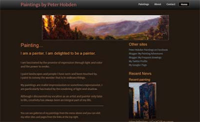 home page of www.peterhobden.com