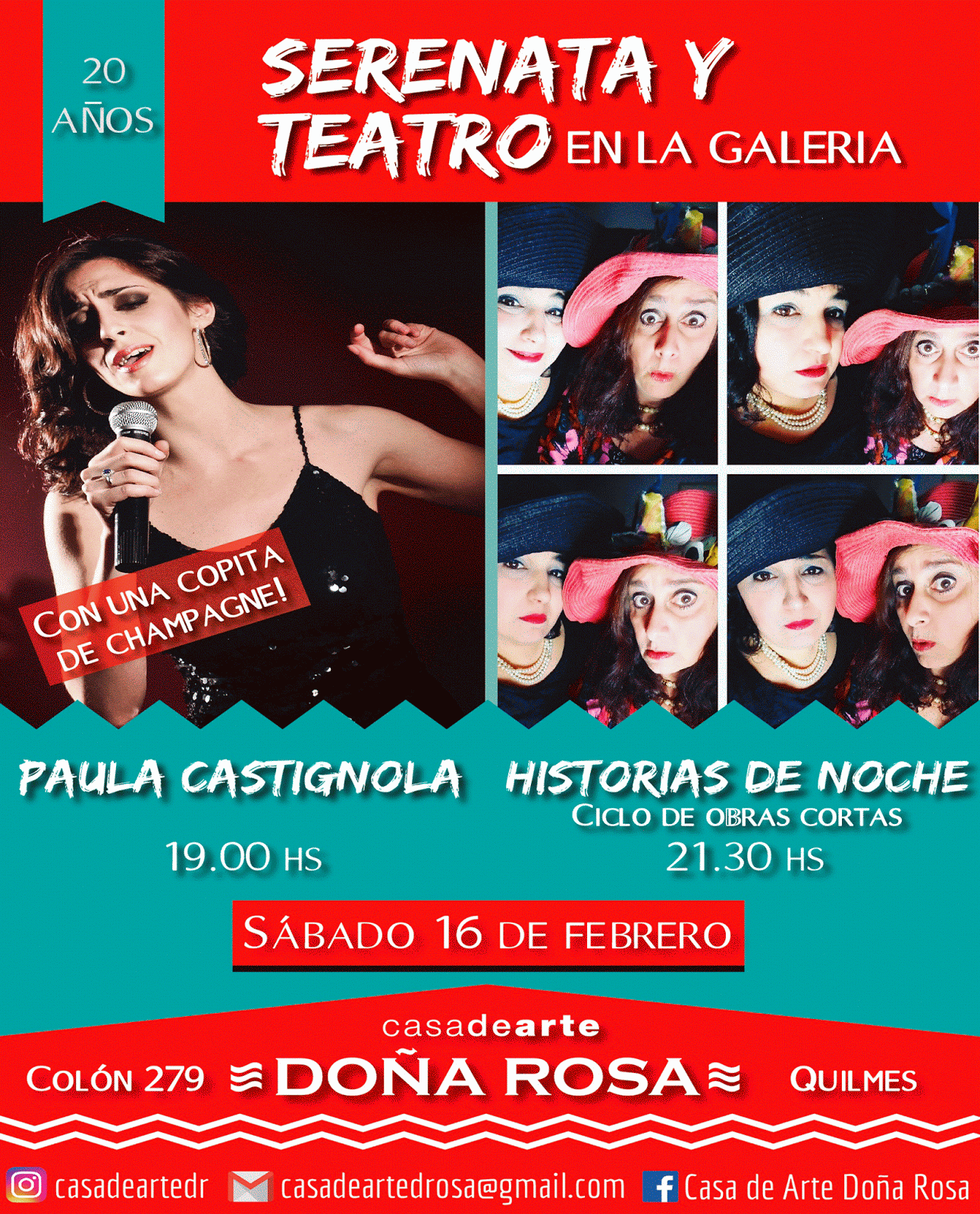 CINE, MUSICA, TEATRO Y MUESTRAS EN QUILMES BERNALES