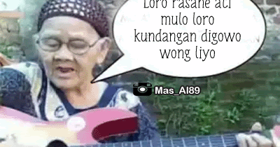 Gambar Dp Kakek Nenek Lucu - Black cet