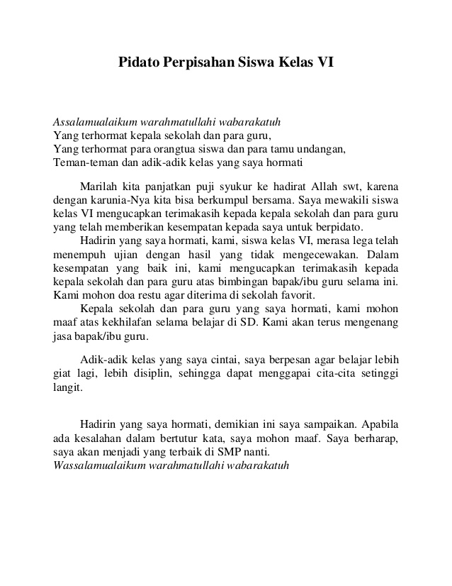 Contoh Pidato Perpisahan Kelas Xii Dalam Bahasa Jawa Contoh Surat