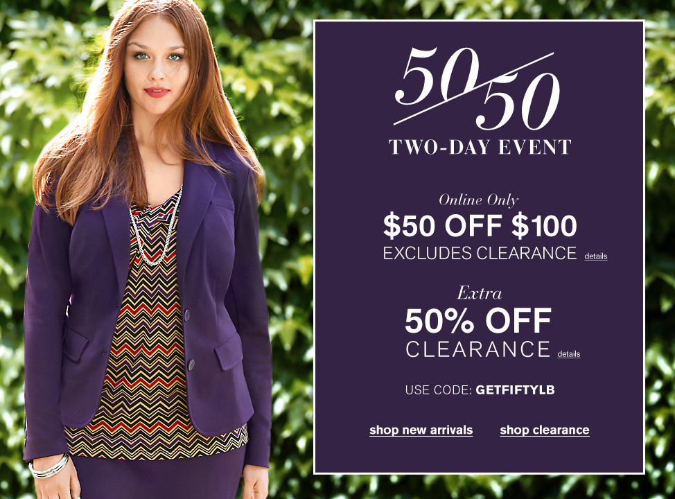 Lane Bryant Deals 50 Off 100 OR 50 Off Clearance (Two Days Only!)