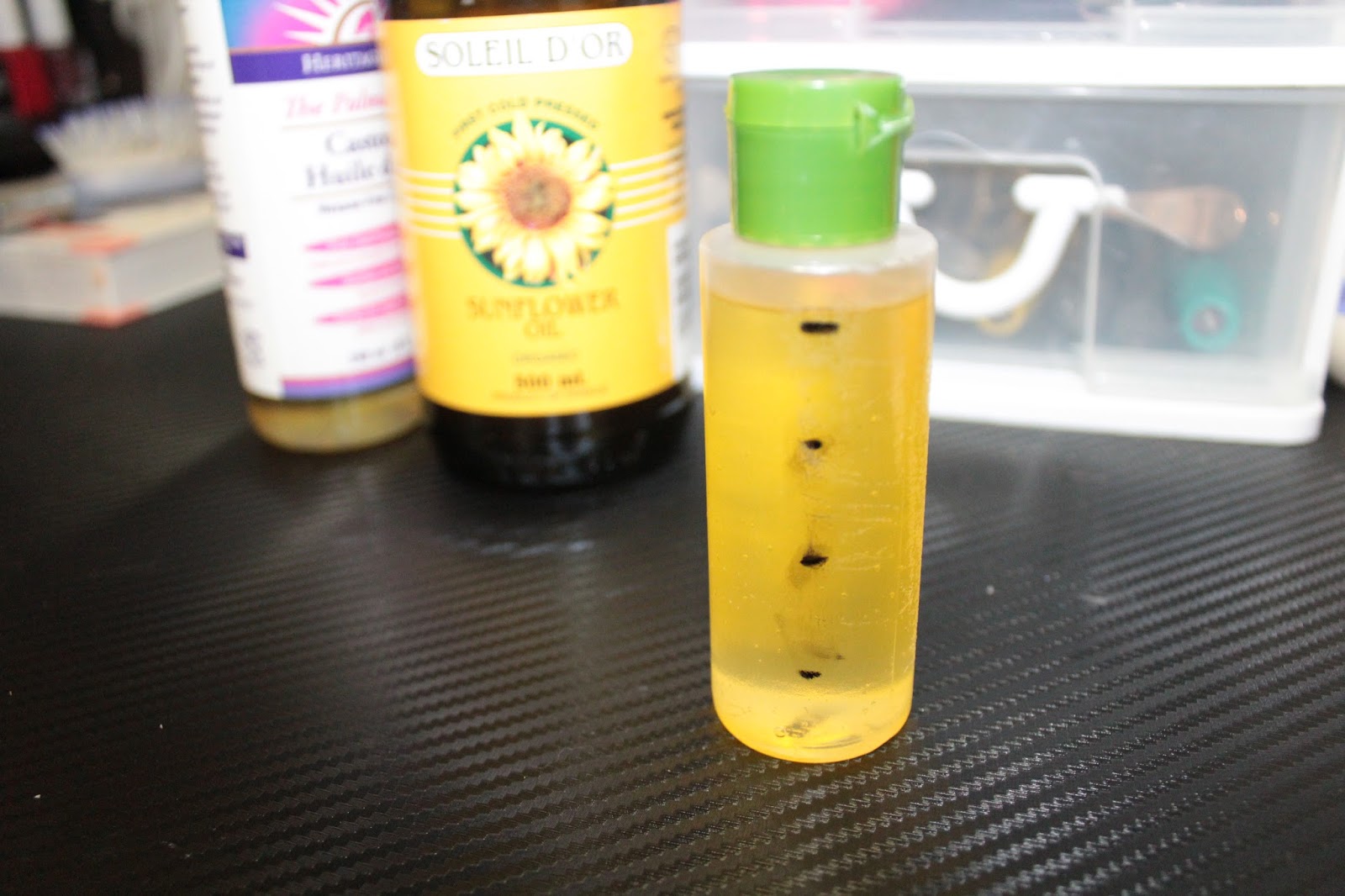 Beauty is from within DIY Sunflower Oil Cleanser / Makeup Remover