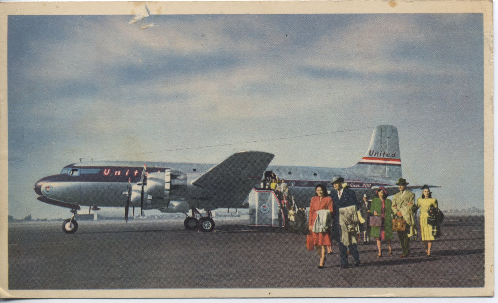 Postcards, etc. United Airlines