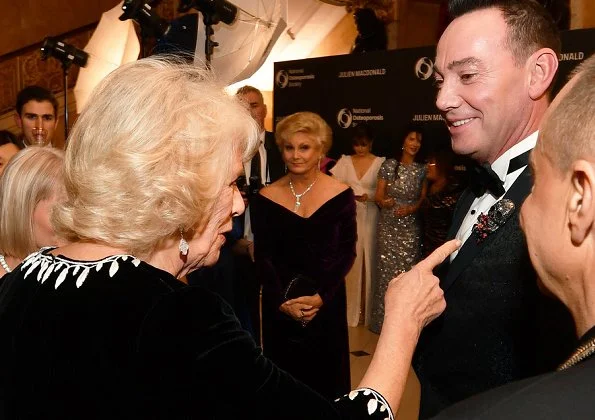 The Duchess of Cornwall attended the Julien Macdonald Fashion Show held for the benefit of National Osteoporosis Society at Lancaster House