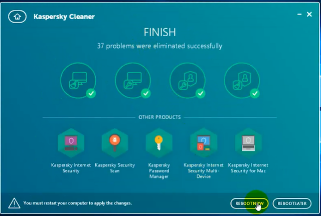 شرح أداة Kaspersky Cleaner لتسريع الحاسوب والمتصفحات وتنظيفه من الملفات الزائدة