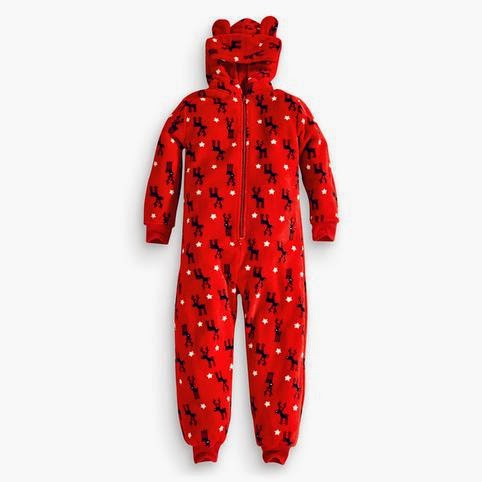 Pyjama polaire renne rouge bébé garçon Okaïdi & Obaïbi