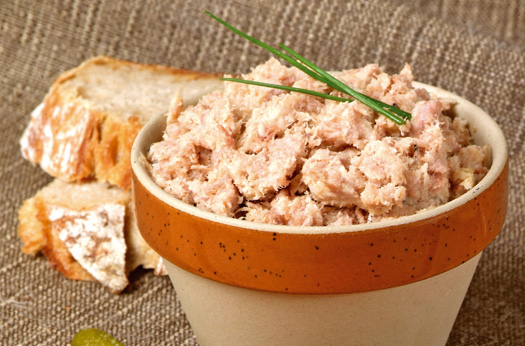 Rillettes de porc | les pieds sous la table