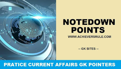 One Liner GK and Current Affairs - 28th May 2018