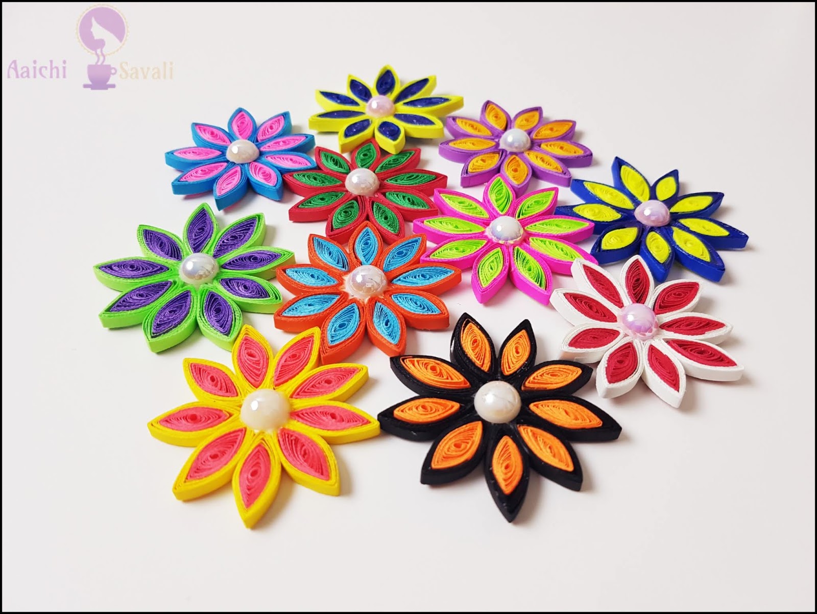 Decorative Vase Tutorials Diy Quilling Flower Vase Aaichi Savali