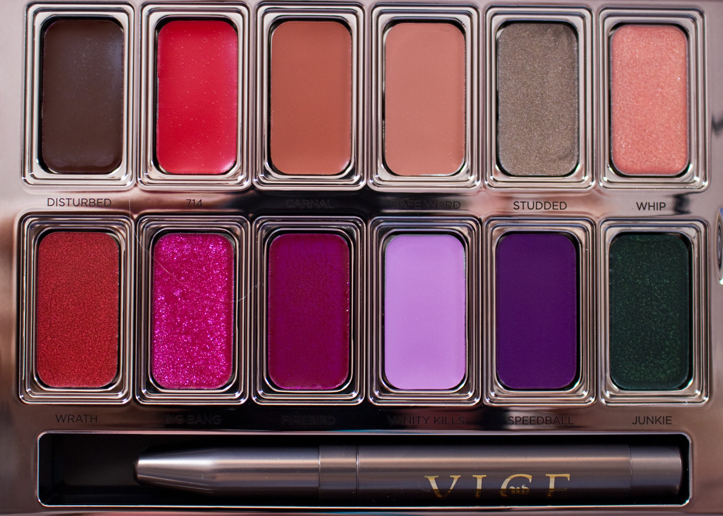 WARPAINT and Unicorns Urban Decay Junkie Vice Lipstick Palette with