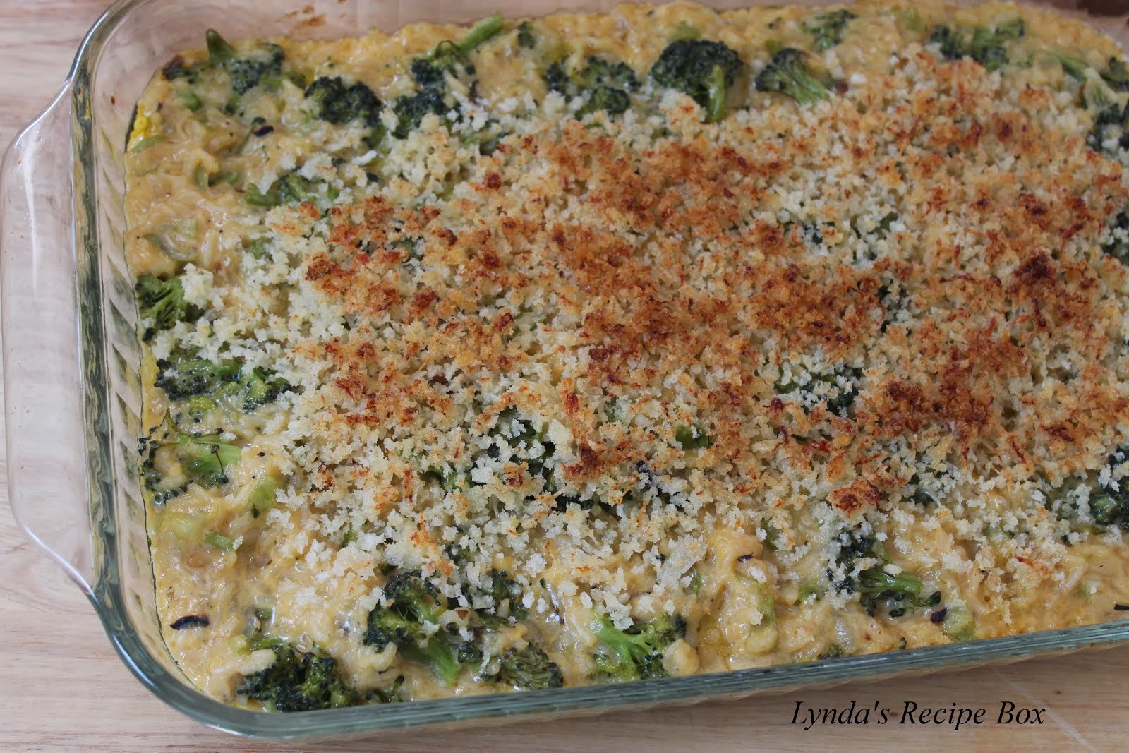 Cheesy Broccoli and Rice Casserole