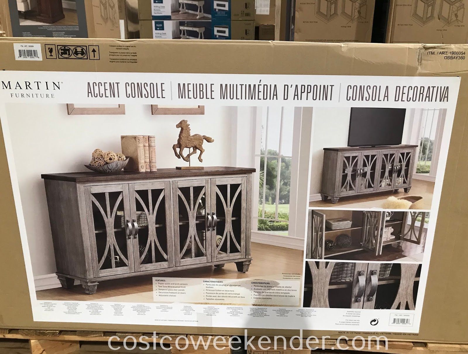 Martin Home Accent Console Costco Weekender