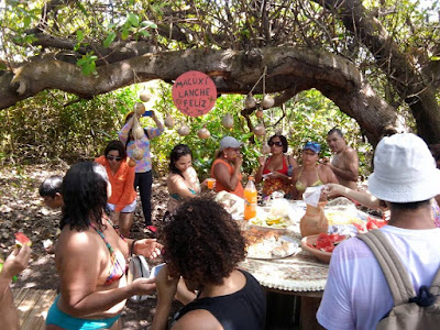 lanche coletivo no Território Macuxi/PB