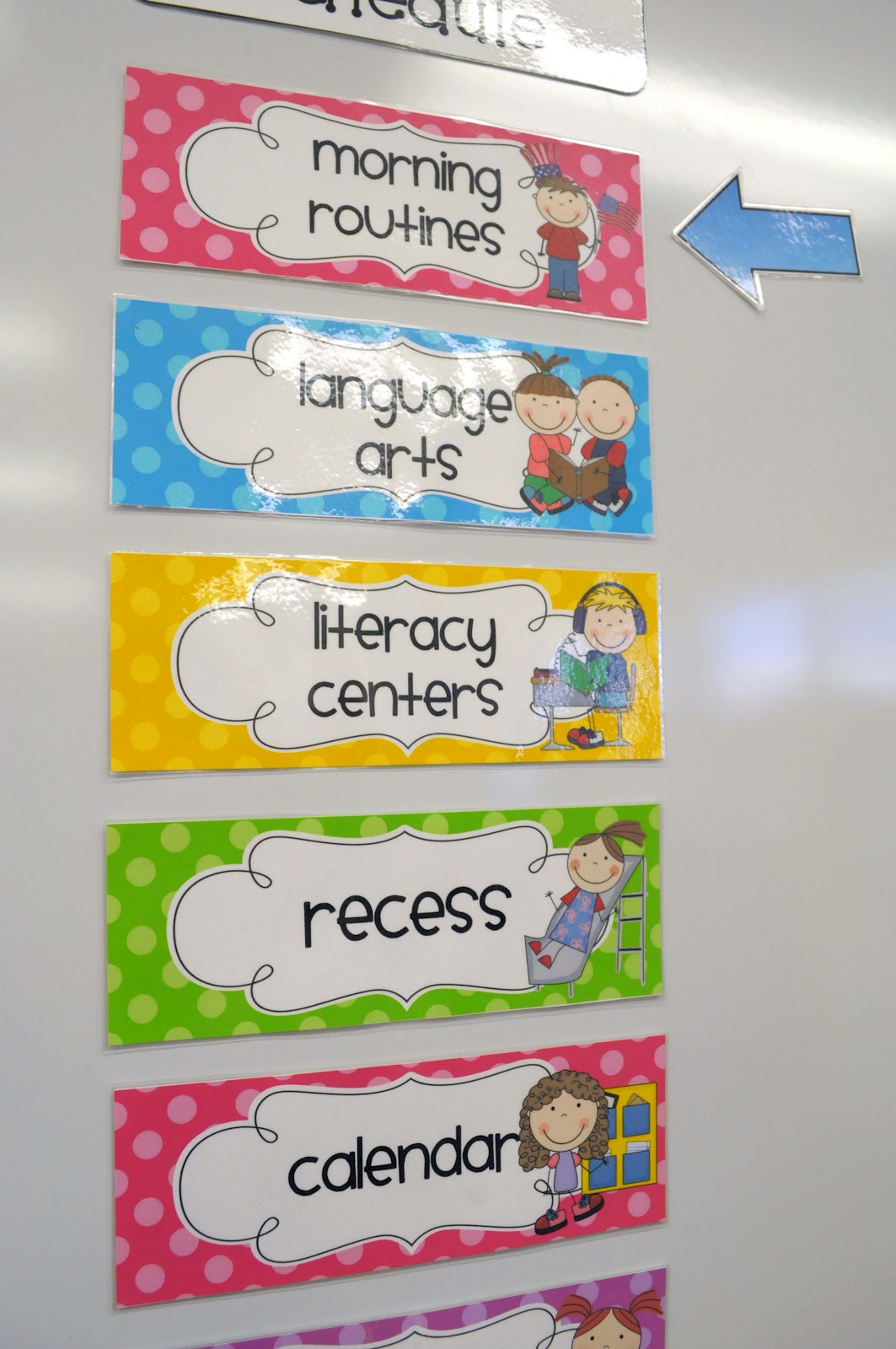 Mrs. Ricca's Kindergarten Daily Schedule Cards {TPT Store}