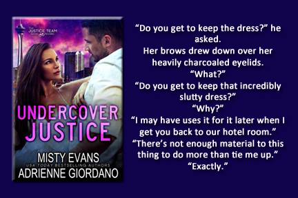 UNDERCOVER JUSTICE  by Adrienne Giordano, Misty Evans