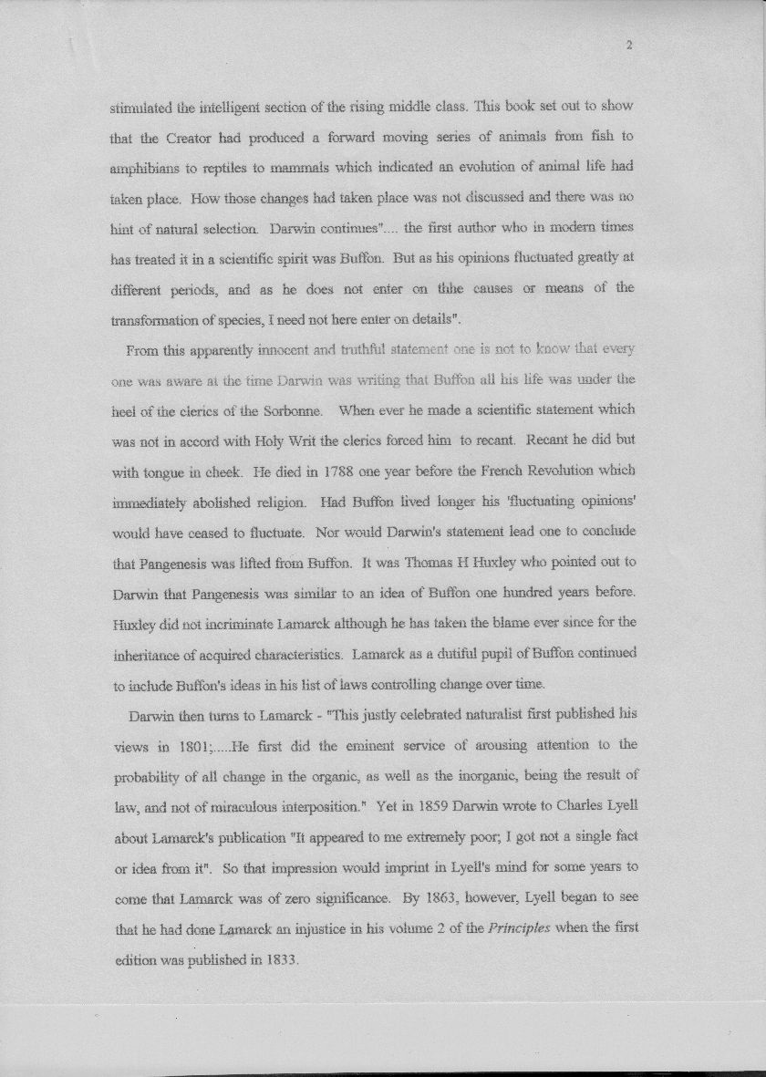 Charles darwin essay