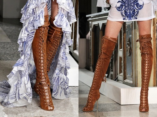 Le Monde LMP New York: Must have! Emilio Pucci Lace-up suede thigh-high ...