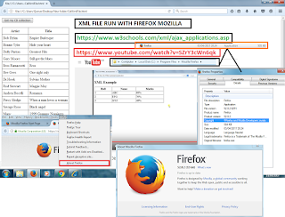  XML FILE RUN WITH HTML AND FIREFOX MOZILLA