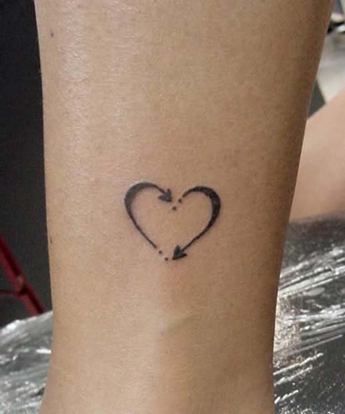 oklu kalp dövmesi arrow heart tattoo oklu kalp dövmesi arrow heart tattoo