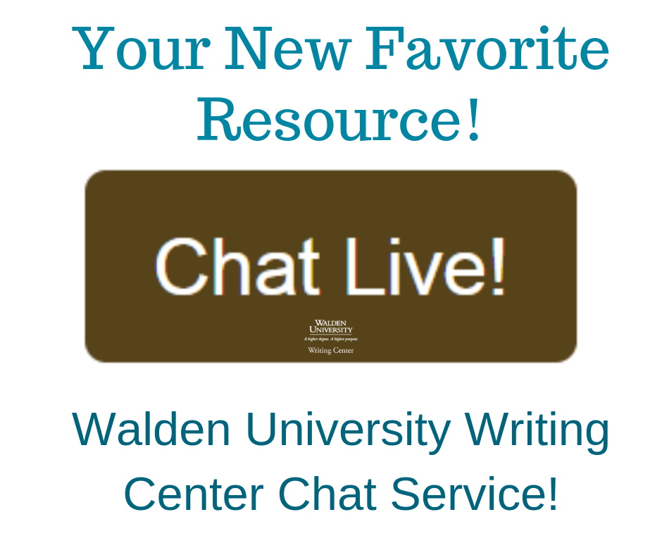Your New Favorite Resource Walden University Writing Center Chat Service