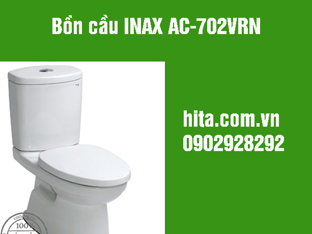 Giá và kích thước bồn cầu INAX AC-702VRN năm 2018 Giá và kích thước bồn cầu INAX AC-702VRN năm 2018