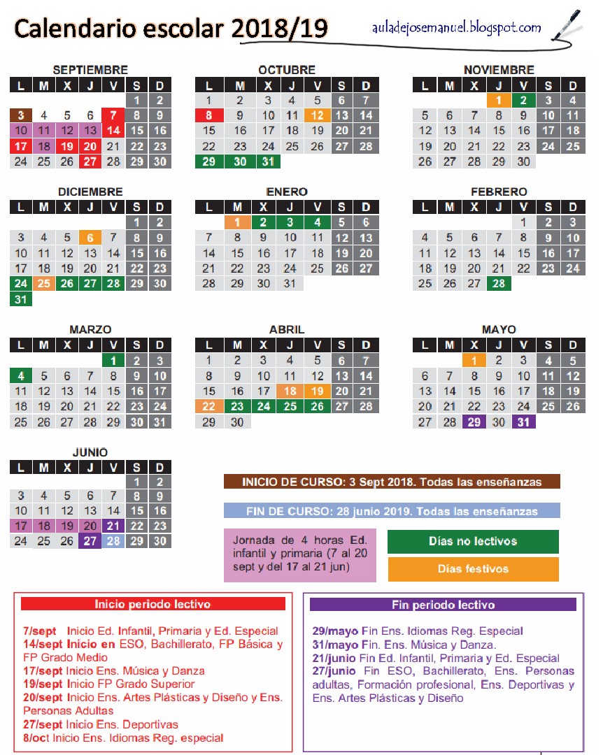 Calendario Escolar 2018 CGE: ¡Imprímelo ya! Calendario Escolar 2018 CGE: ¡Imprímelo ya!