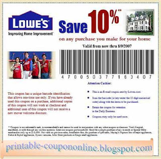 Free Printable Lowes Coupons Free Printable Lowes Coupons
