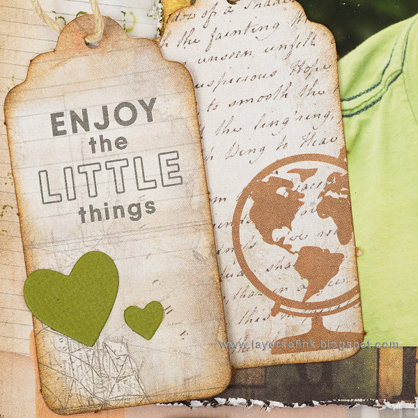 Layers of ink - Notebook Paper Layout by Anna-Karin Evaldsson