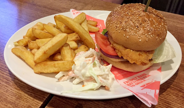 The South West burger main meal at Brewers Fayre Derwent Crossing 