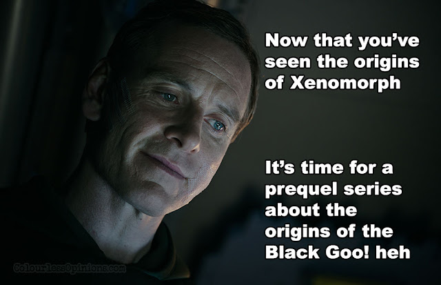 I'm sure some crazy fans would want it. alien covenant meme