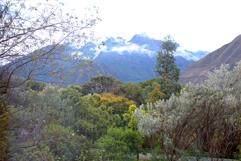 View from Tambo Del Inka, A Luxury Collection Resort & Spa, Valle Sagrado, Peru - travel blog