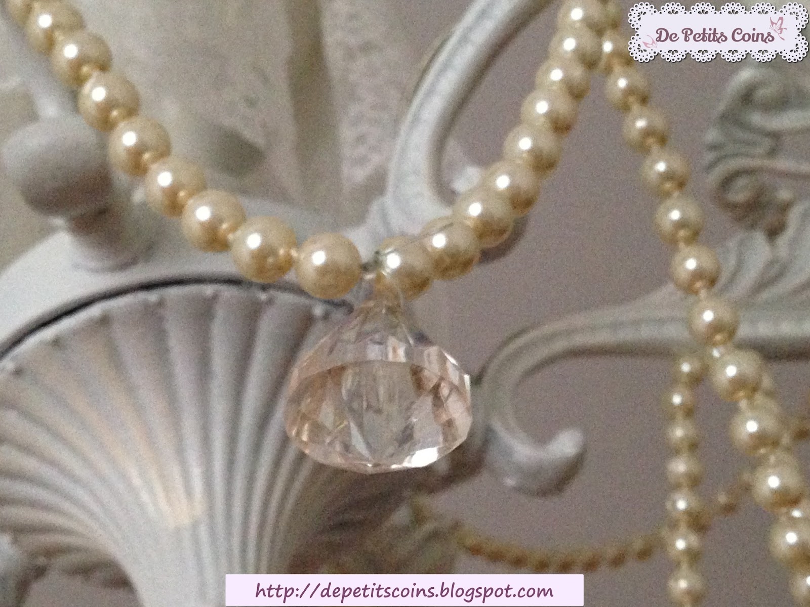 De petits coins: restyling lampadario vintage