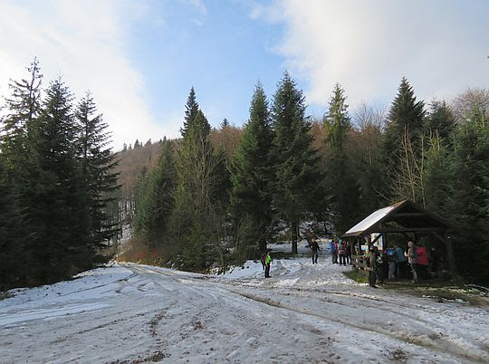 Przełęcz pod Małym Krzystonowem. Przełęcz pod Małym Krzystonowem.