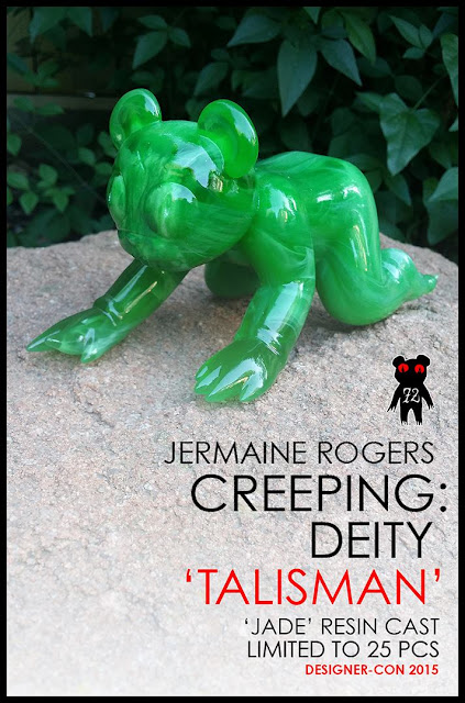 Designer Con 2015 Exclusive “Talisman” Creeping: Deity Jade Dero Resin Figure by Jermaine Rogers