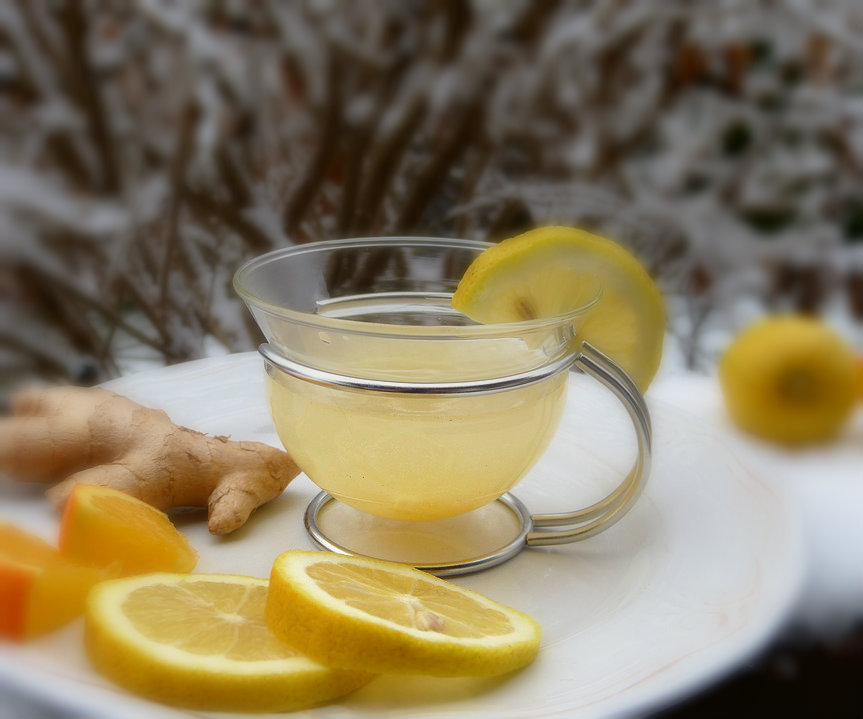 gk kreativ: Ingwer Zitronen Tee bei Erkältung