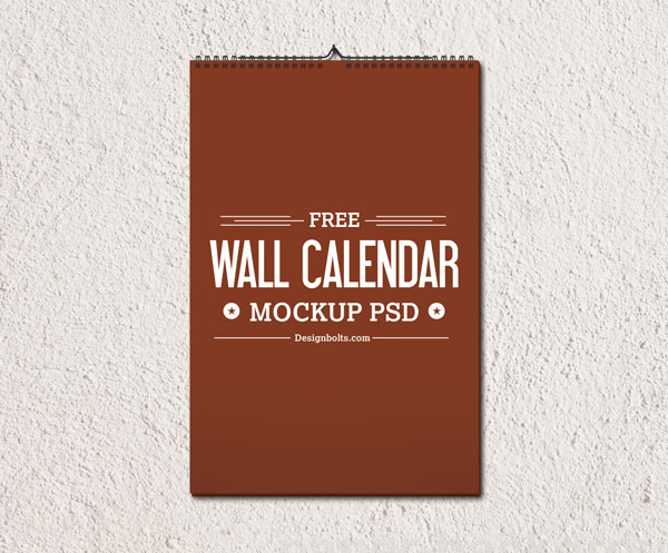 Free Wall Calendar 2015 Mockup PSD Download Mockup Kalender PSD Terbaru Gratis - Free Wall Calendar 2015 Mockup PSD