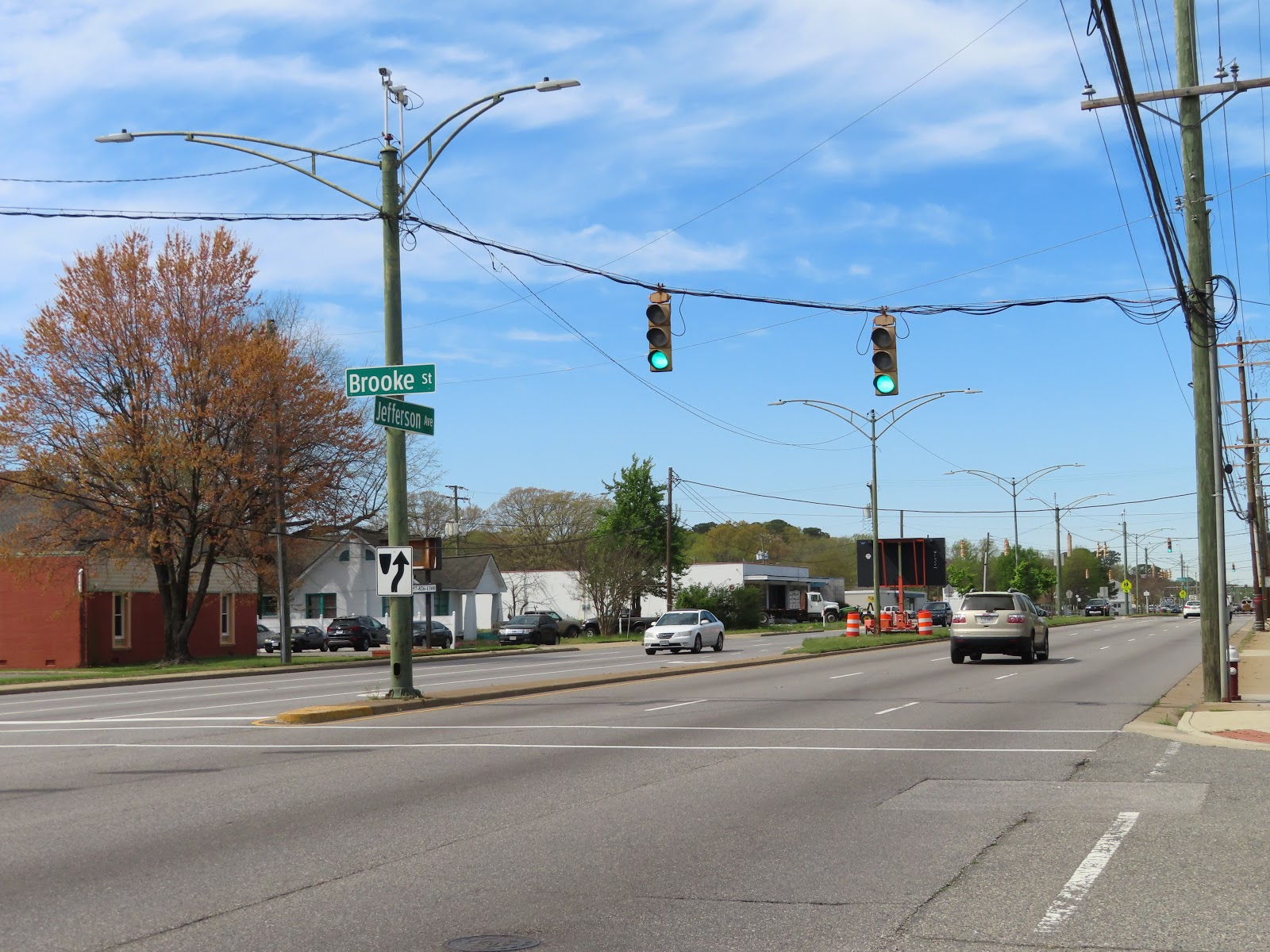 Luke's Signs Jefferson Avenue & Brooke Street Newport News, VA