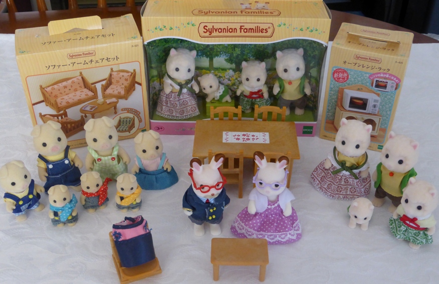 sylvanian families woolly alpaca family